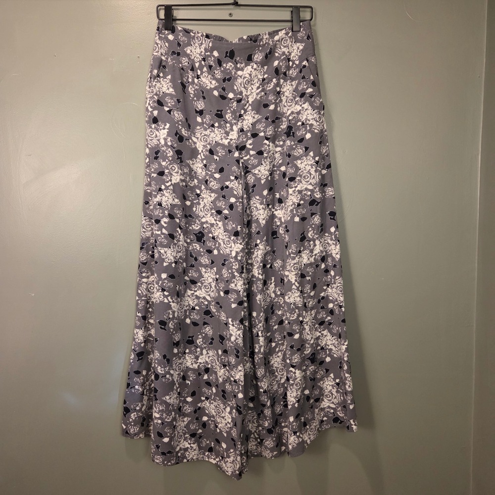 Jack‎ Women's Super Wide Leg Pull On Pants Floral Print Boho, Fits Like Size M